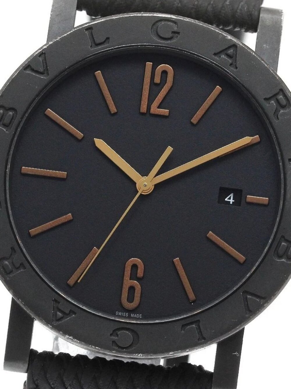 BVLGARI BVLGARIBVLGARI BB41S Date black Dial Automatic Men's Watch_953561